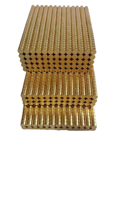 comprar O revestimento do ouro de NdFeB do ímã permanente de terra rara dos ímãs do neodímio de N38 N50 personalizou especialmente online manufacture
