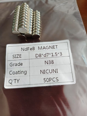comprar Magnetos de neodímio personalizados de grau N38 anel redondo disco rectangular forma para uso em móveis online manufacture