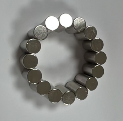 Comprar N42 Neodímio cilindro ímã de 10 mm de diâmetro x 20 mm de espessura Diametralmente magnetizado (2-pole) online manufacture