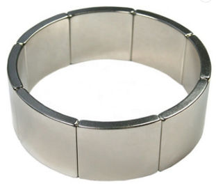 comprar Ímã curvado do segmento de terra rara do arco do motor do neodímio N35 ímãs permanentes online manufacture