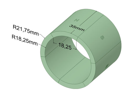 comprar Ímãs do neodímio de N45SH Zinncium para o servo motor BLDC SAC90S25/3/TB/FT/EY-2048 online manufacture