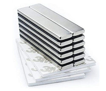 comprar Ímãs de barra dados forma feitos sob encomenda do neodímio N45 60X10X3mm com 3M Adhesive Super Strong para a fixação dos vidros online manufacture